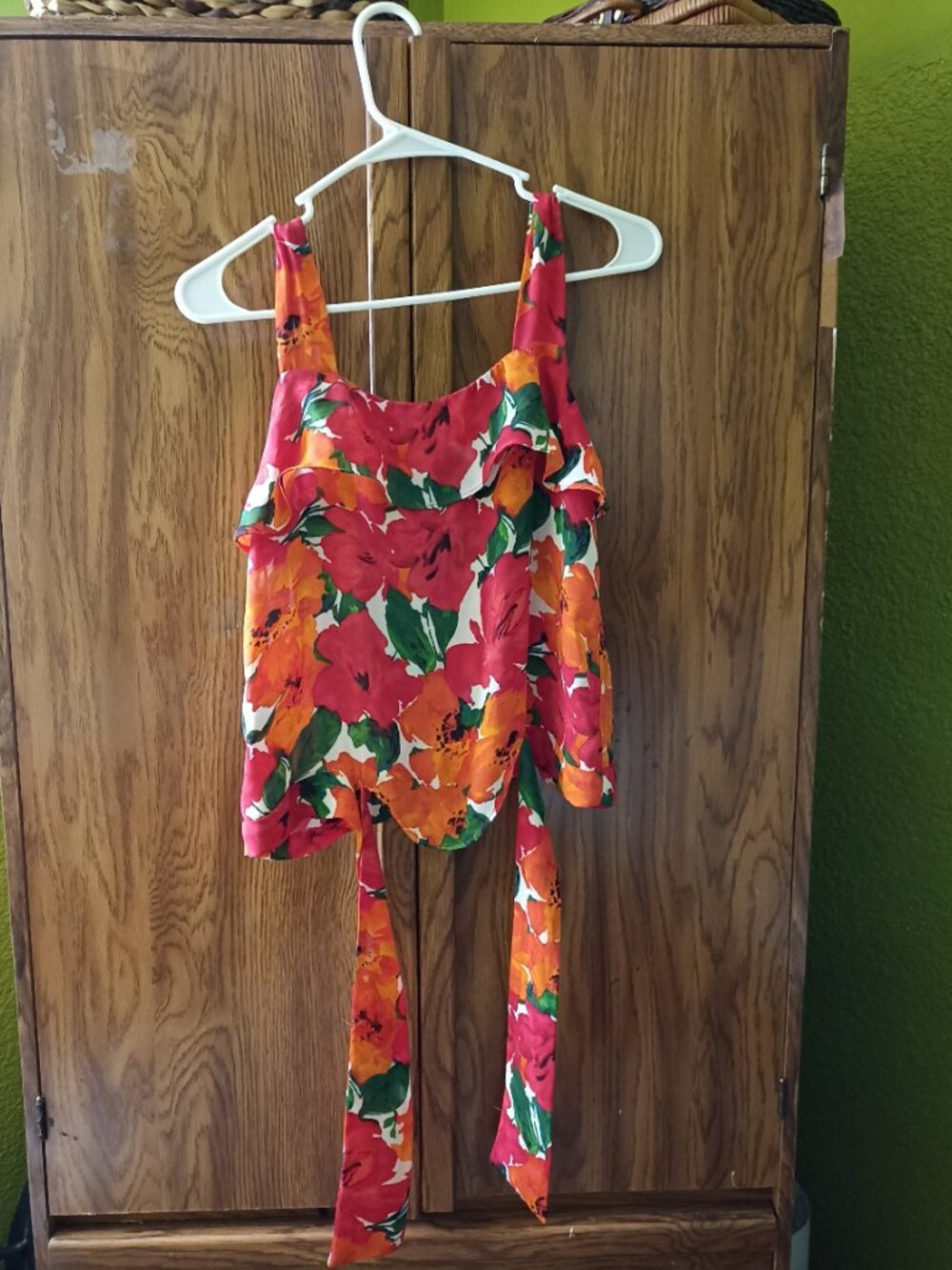 Zara floral blouse